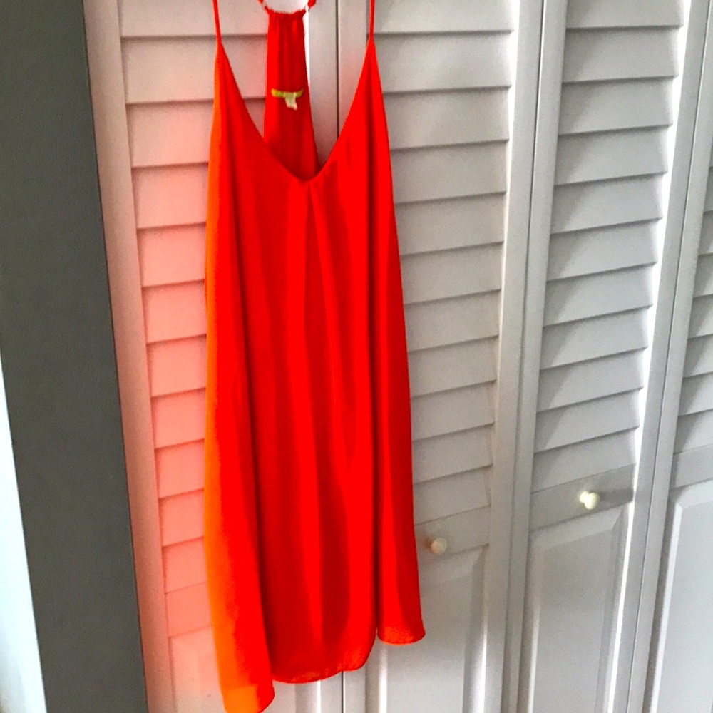 Fun and vibrant Orange summer dress